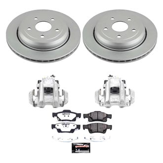 PowerStop® - Z36 Extreme Plain Rear Brake Kit with Calipers