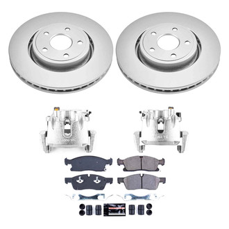 PowerStop® - Z23 Evolution Sport Plain Front Brake Kit with Calipers