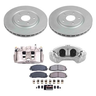 PowerStop® - Z23 Evolution Sport Plain Front Brake Kit with Calipers