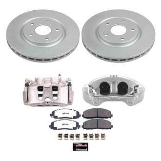 PowerStop® - Z36 Extreme Plain Front Brake Kit with Calipers
