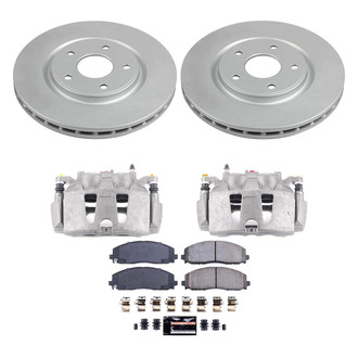 PowerStop® - Z23 Evolution Sport Plain Front Brake Kit with Calipers