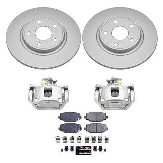 PowerStop® - Z23 Evolution Sport Plain Rear Brake Kit with Calipers