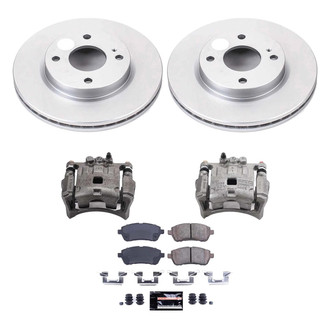 PowerStop® - Z23 Evolution Sport Plain Front Brake Kit with Calipers