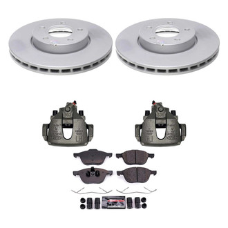 PowerStop® - Z23 Evolution Sport Plain Front Brake Kit with Calipers