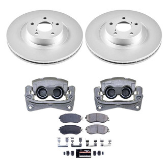 PowerStop® - Z23 Evolution Sport Plain Front Brake Kit with Calipers