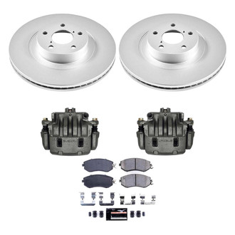 PowerStop® - Z23 Evolution Sport Plain Front Brake Kit with Calipers