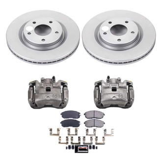 PowerStop® - Z23 Evolution Sport Plain Front Brake Kit with Calipers