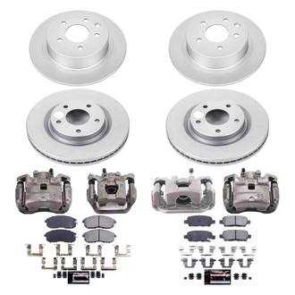 PowerStop® - Z23 Evolution Sport Plain Front and Rear Brake Kit with Calipers