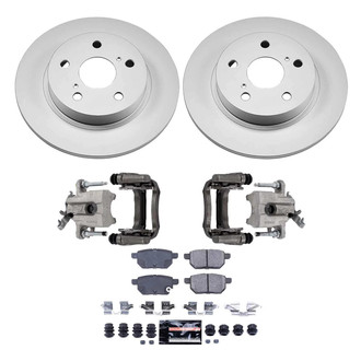 PowerStop® - Z23 Evolution Sport Plain Rear Brake Kit with Calipers