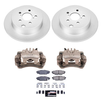 PowerStop® CPR6107-23 - Z23 Evolution Sport Plain Rear Brake Kit with Calipers