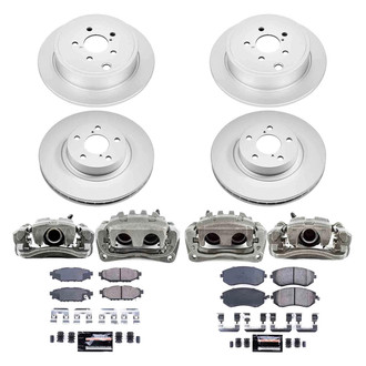 PowerStop® - Z23 Evolution Sport Plain Front and Rear Brake Kit with Calipers