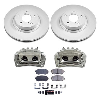 PowerStop® - Z23 Evolution Sport Plain Front Brake Kit with Calipers