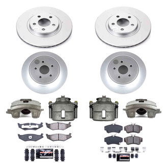 PowerStop® - Z23 Evolution Sport Plain Front and Rear Brake Kit with Calipers
