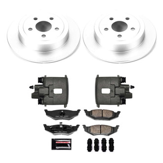 PowerStop® - Z23 Evolution Sport Plain Rear Brake Kit with Calipers