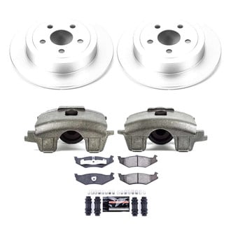 PowerStop® - Z23 Evolution Sport Plain Rear Brake Kit with Calipers