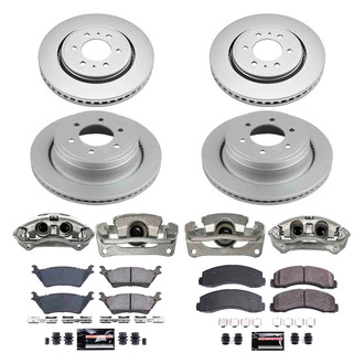 PowerStop® - Z23 Evolution Sport Plain Front and Rear Brake Kit with Calipers