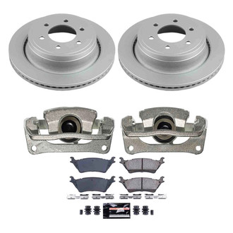 PowerStop® - Z23 Evolution Sport Plain Rear Brake Kit with Calipers
