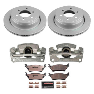 PowerStop® - Z36 Extreme Plain Rear Brake Kit with Calipers