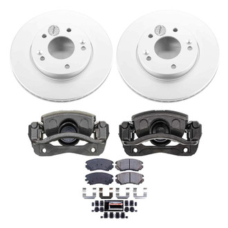 PowerStop® - Z23 Evolution Sport Plain Front Brake Kit with Calipers