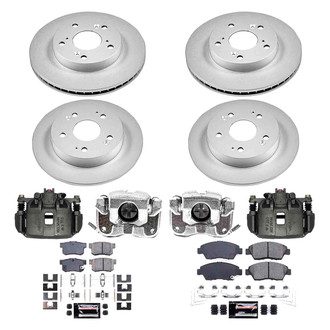 PowerStop® - Z23 Evolution Sport Plain Front and Rear Brake Kit with Calipers