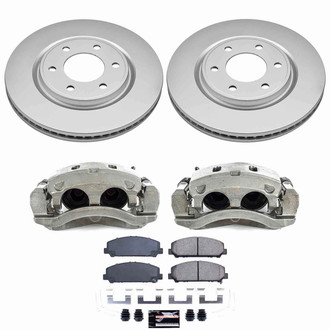 PowerStop® - Z23 Evolution Sport Plain Front Brake Kit with Calipers