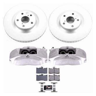 PowerStop® - Z23 Evolution Sport Plain Front Brake Kit with Calipers