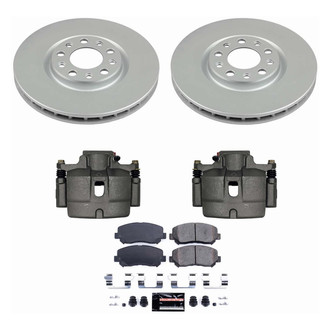 PowerStop® - Z23 Evolution Sport Plain Front Brake Kit with Calipers