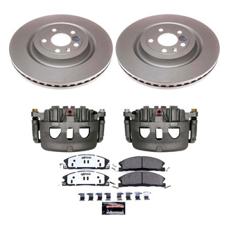 PowerStop® - Z36 Extreme Plain Front Brake Kit with Calipers