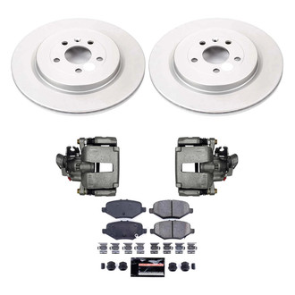 PowerStop® - Z23 Evolution Sport Plain Rear Brake Kit with Calipers