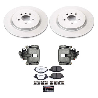 PowerStop® - Z36 Extreme Plain Rear Brake Kit with Calipers