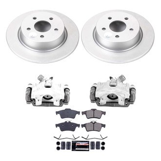 PowerStop® - Z23 Evolution Sport Plain Rear Brake Kit with Calipers