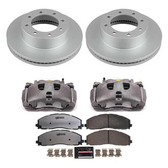PowerStop® - Z36 Extreme Plain Front Brake Kit with Calipers