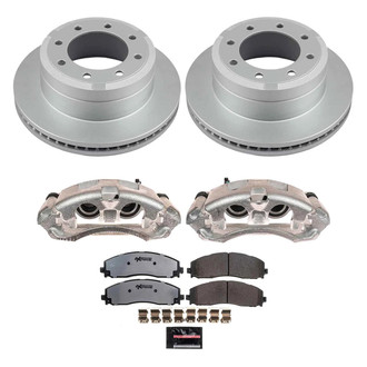 PowerStop® - Z36 Extreme Plain Rear Brake Kit with Calipers
