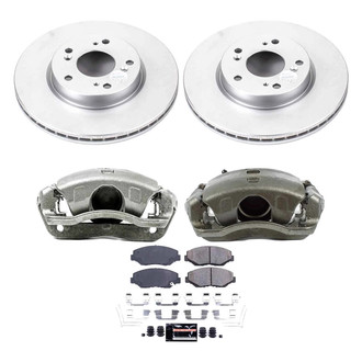 PowerStop® - Z23 Evolution Sport Plain Front Brake Kit with Calipers