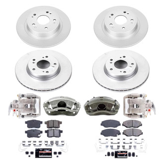 PowerStop® - Z23 Evolution Sport Plain Front and Rear Brake Kit with Calipers