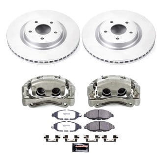 PowerStop® - Z36 Extreme Plain Front Brake Kit with Calipers