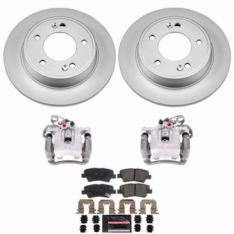 PowerStop® - Z23 Evolution Sport Plain Rear Brake Kit with Calipers