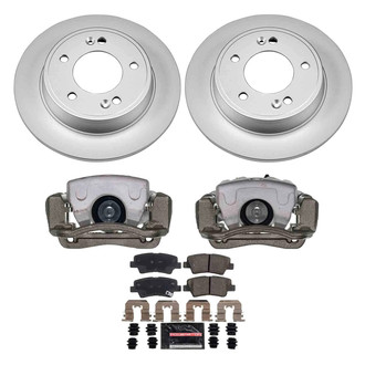 PowerStop® - Z23 Evolution Sport Plain Rear Brake Kit with Calipers