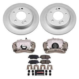 PowerStop® - Z23 Evolution Sport Plain Rear Brake Kit with Calipers