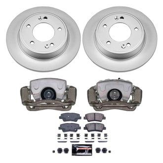 PowerStop® - Z23 Evolution Sport Plain Rear Brake Kit with Calipers