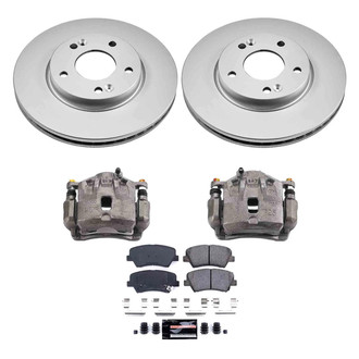 PowerStop® - Z23 Evolution Sport Plain Front Brake Kit with Calipers