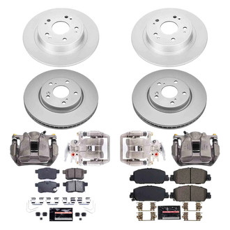 PowerStop® - Z23 Evolution Sport Plain Front and Rear Brake Kit with Calipers