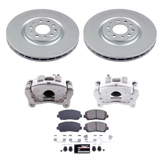 PowerStop® - Z23 Evolution Sport Plain Front Brake Kit with Calipers