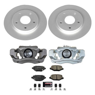 PowerStop® - Z23 Evolution Sport Plain Rear Brake Kit with Calipers