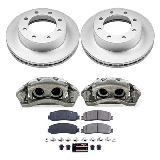 PowerStop® - Z23 Evolution Sport Plain Front Brake Kit with Calipers