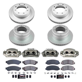PowerStop® - Z23 Evolution Sport Plain Front and Rear Brake Kit with Calipers