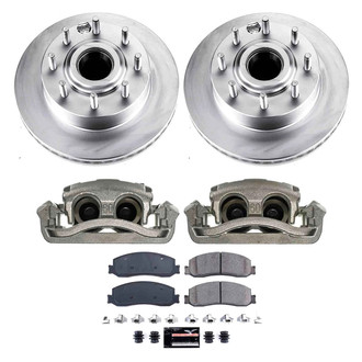 PowerStop® - Z23 Evolution Sport Plain Front Brake Kit with Calipers