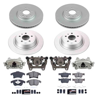 PowerStop® - Z23 Evolution Sport Plain Front and Rear Brake Kit with Calipers
