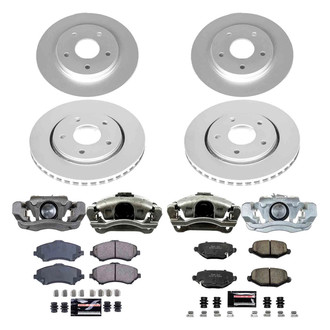 PowerStop® - Z23 Evolution Sport Plain Front and Rear Brake Kit with Calipers