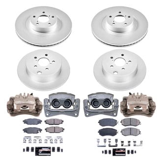 PowerStop® - Z23 Evolution Sport Plain Front and Rear Brake Kit with Calipers